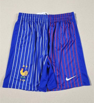 2024  France Away Blue Shorts Pants