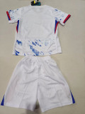 2024 Norway Away Fans Version  Kids Soccer Jersey