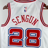 23-24 ROCKETS SENGUN #28 White City Edition Home Top Quality Hot Pressing NBA Jersey