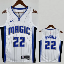 22-23 Magic WAGNER #22 White Home Top Quality Hot Pressing NBA Jersey