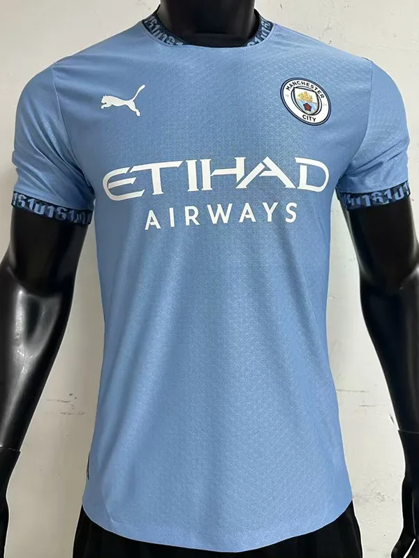 24-25 Man City Home Player Soccer Jersey