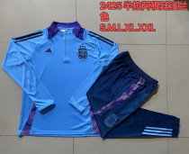 24-25 Argentina High Quality Half Pull Tracksuit