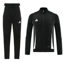 2024 AD Black Jacket Tracksuit