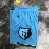 22-23 GRIZZLIES Blue Top Quality NBA Pants (Trapeze Edition)