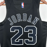 BULLS JORDAN #23 Black Glory Edition Top Quality Hot Pressing NBA Jersey