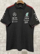 2024 F1 Benz New Pattern Short Sleeve Racing Suit