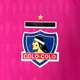 24-25 Colo-Colo Pink GoalKeeper Fans Soccer Jersey