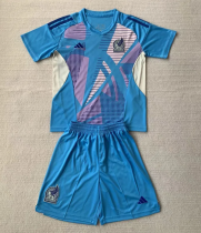 24-25 Mexico Lake Blue GoalKeeper Kids Soccer Jersey