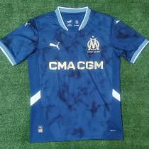 24-25 Marseille Away Fans Soccer Jersey