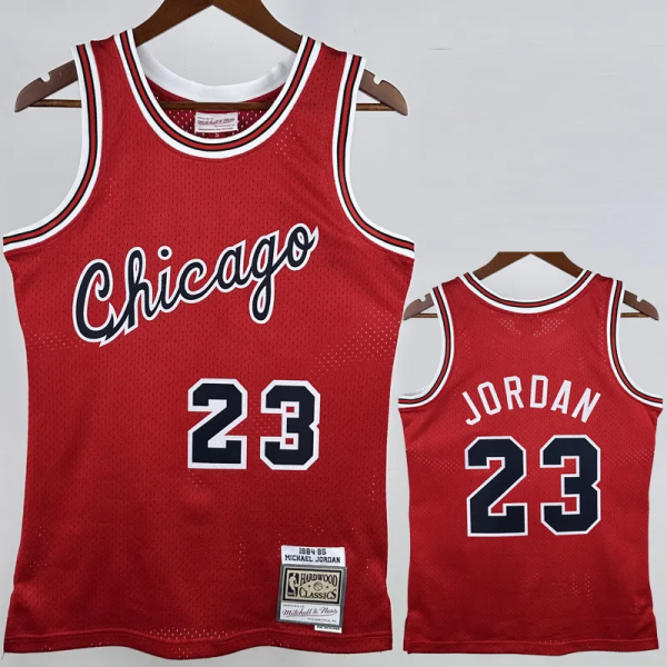 1984-85 BULLS JORDAN #23 Red Retro Top Quality Hot Pressing NBA Jersey