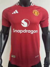 24-25 Man Utd Home Player Version Soccer Jersey