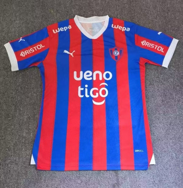 24-25 Cerro Porteño Home Fans Soccer Jersey