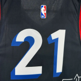 20-21 76ERS EMBIID #21 Black City Edition Top Quality Hot Pressing NBA Jersey