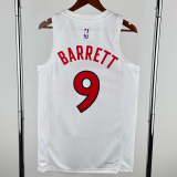 22-23 Raptors BARRETT #9 White Top Quality Hot Pressing NBA Jersey