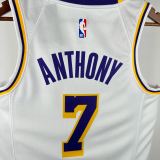 22-23 Lakers ANTHONY #7 White Top Quality Hot Pressing NBA Jersey