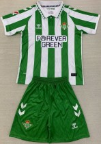 24-25 Real Betis Home Kids Soccer Jersey