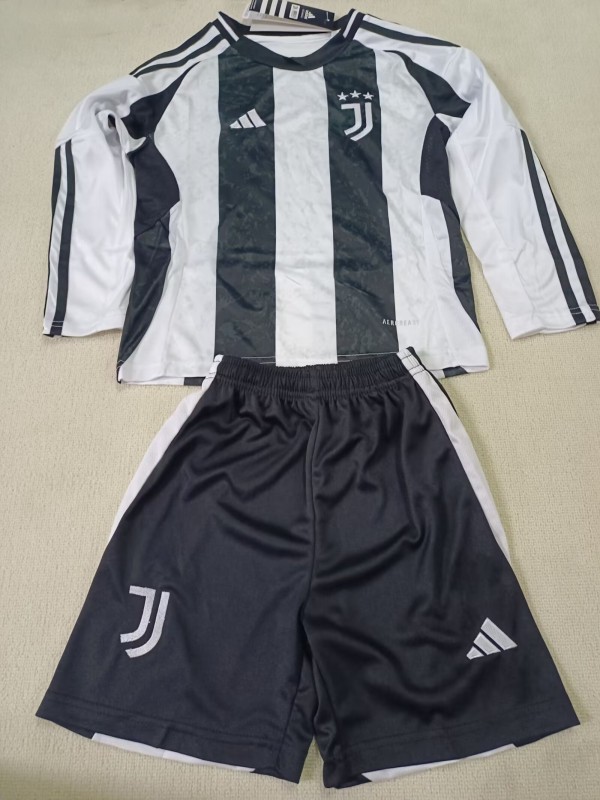 24-25 JUV Home Long sleeves Kids Soccer Jersey