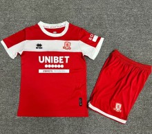 24-25 Middlesbrough Home Kids Soccer Jersey