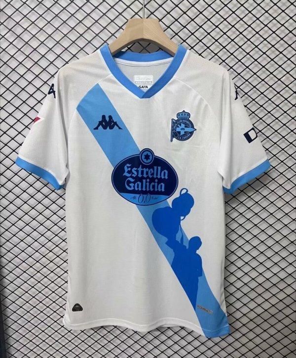 24-25 Deportivo de La Coruña Away Fans Soccer Jersey