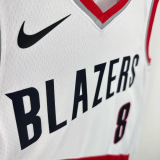 22-23 Trail Blazers AVDIJA #8 White Top Quality Hot Pressing NBA Jersey