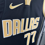 23-24 Dallas Mavericks DONCIC #77 Black Glory Edition Top Quality Hot Pressing NBA Jersey