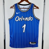 2018-2019 Magic HARDAWAY #1 Blue Retro Top Quality Hot Pressing NBA Jersey