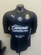 24-25 Chivas Black Goalkeeper Player Soccer Jersey