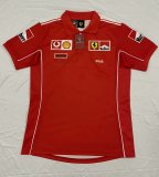 2024 F1 Ferrari  New Pattern Short Sleeve Racing Suit