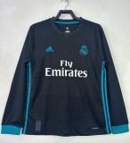 2017-2018 RMA Away Long Sleeve Retro Soccer Jersey