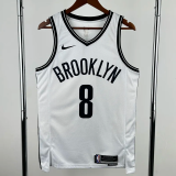 22-23 Nets CUI #8 White Top Quality Hot Pressing NBA Jersey