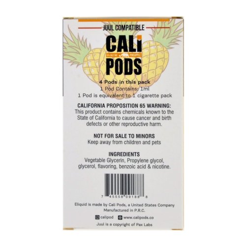 Cali Pods Pineapple 4 Pods