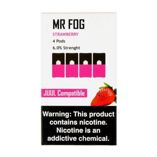 Mr Fog Strawberry 4 Pods
