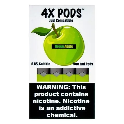 4X Green Apple 4 Pods