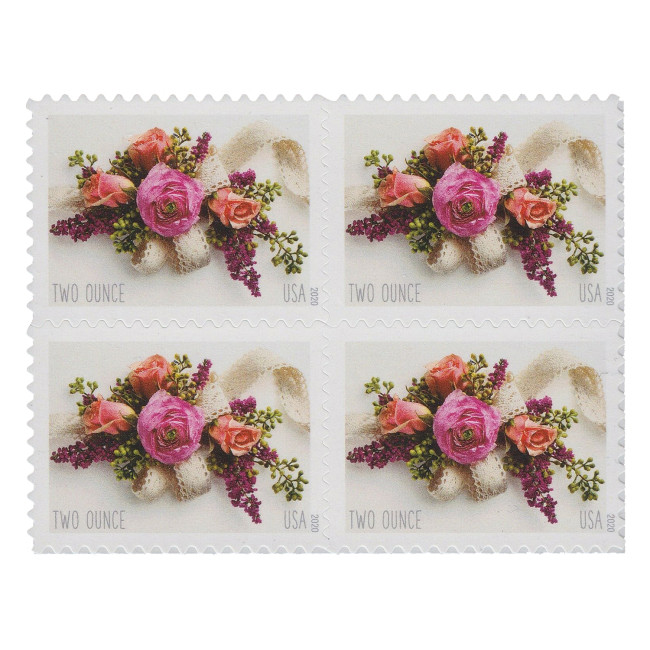 2017 USPS Two-Ounce Forever Stamp – Wedding Series: Celebration Corsage –  DP FLOWERS CORP