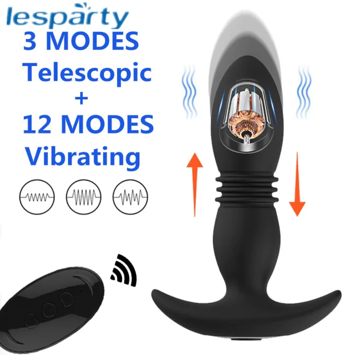 Vibrating Prostate Masturbators Erotic Massager Thrusting Dildo Vibrators for men Remote Control Anal Vibrator Sex Toys for Men