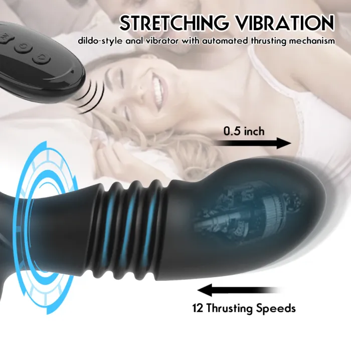 Vibrating Prostate Masturbators Erotic Massager Thrusting Dildo Vibrators for men Remote Control Anal Vibrator Sex Toys for Men