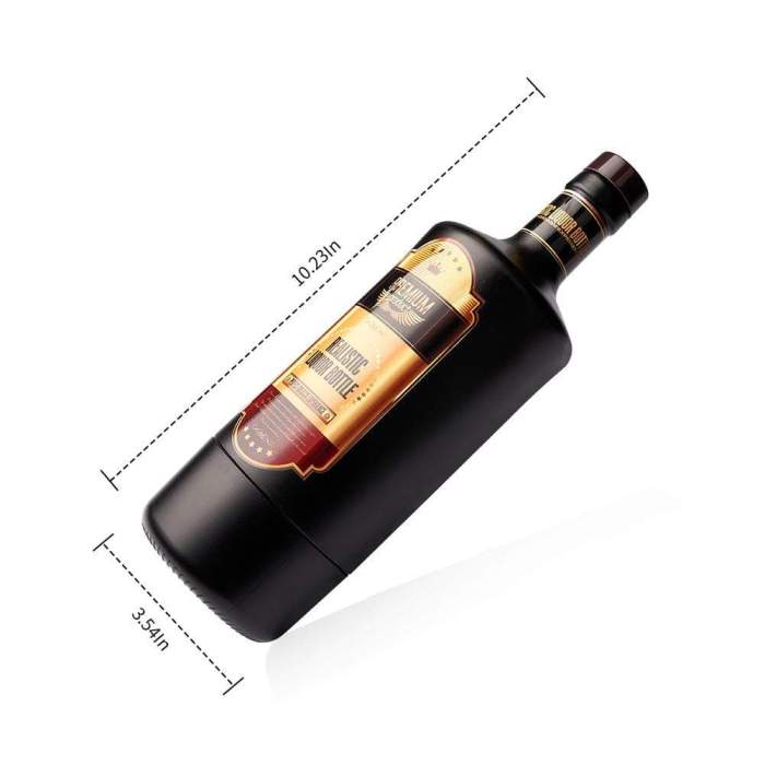 Rum Bottle-Like Manual Masturbator Cup