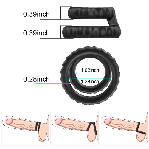 Brook Silicone Cock Ring
