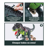 Brastoy Dinossauro Dragão Robô T-Rex Com Simulado Flame Spray E Som Roaring