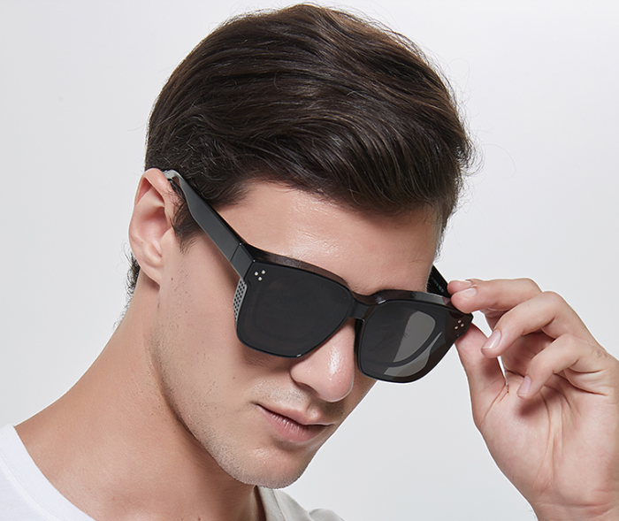 Anti ultraviolet strong light myopia Sunglasses men's Sunglasses polarizing glasses box driving clip