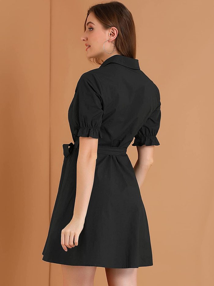 Black shirt skirt