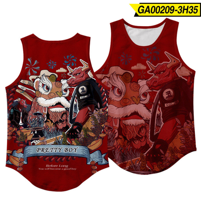 Sleeveless vest【2pcs】