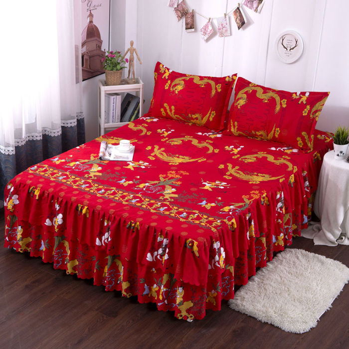 Four-piece bed sheet