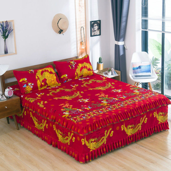 Four-piece bed sheet