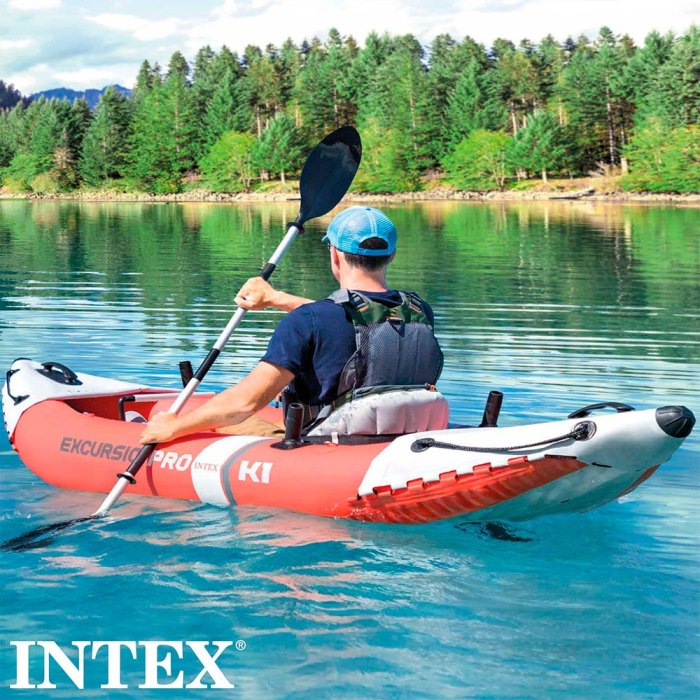 US$ 50.75 - Intex Excursion Pro K1 Inflatable Kayak - www.uminsshop.com
