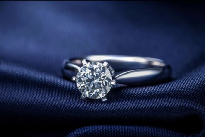 ZOCAI 1 carat true love 18K ring - diamond ring