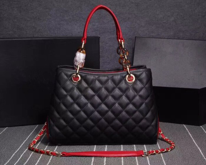 High end brand new leather women's bag large capacity shopping bag fashion caviar handbag women's Shoulder Bag Messenger Bag