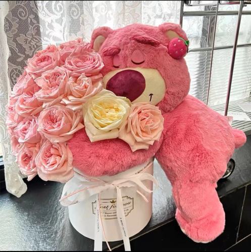 Pinky Teddy Bear
