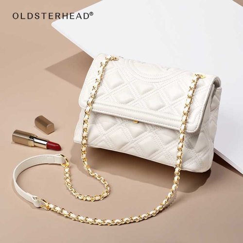 Women's Commute Casual Shoulder Messenger Bag Plaid Luxury Flap Cross-body Bag Lady Large Capacity Famale Handbags