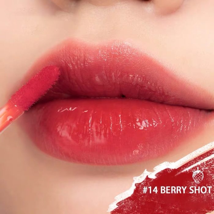 New Arrival Lip Gloss Mirror Surface Lip Tint  Long-lasting and Waterproof Liquid Lipstick Nude and Natural Lip Gloss